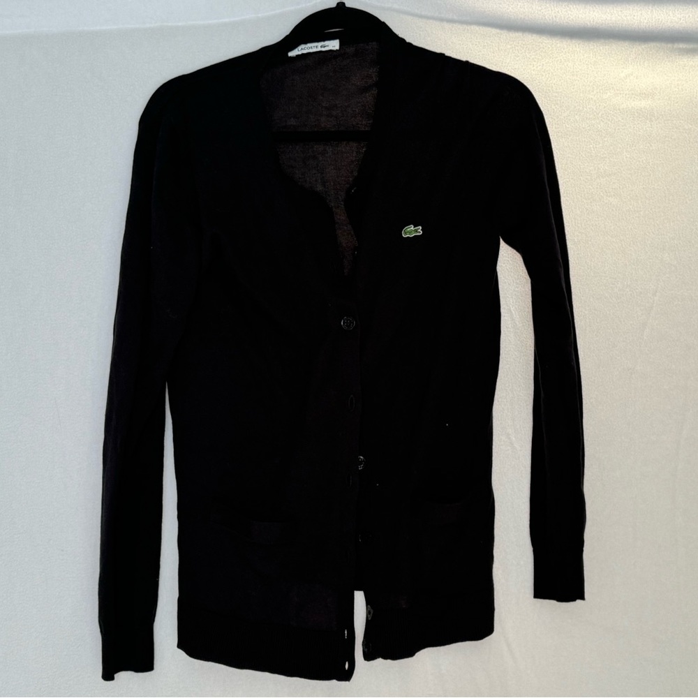 Lacoste Sweater Knit Top